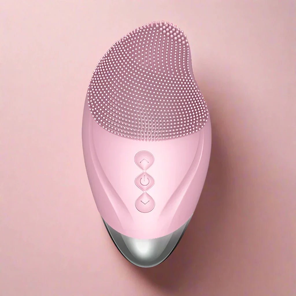 brosse-nettoyante-visage-rose-teint-uniforme