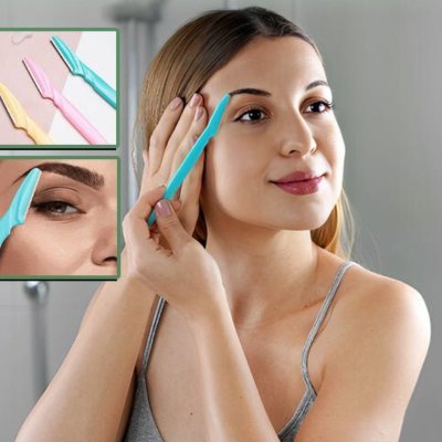 Rasoir sourcils | EyebrowCare™ - Bleu - My Glowing Face