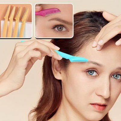 Rasoir sourcils | EyebrowCare™ - Bleu - My Glowing Face