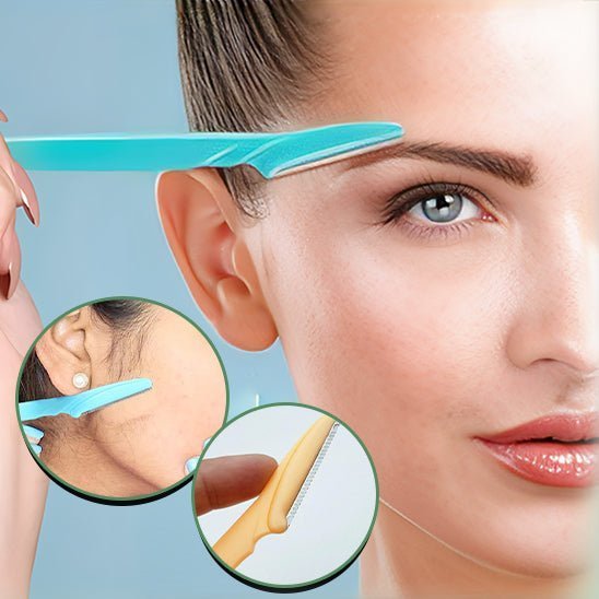 Rasoir sourcils | EyebrowCare™ - Bleu - My Glowing Face